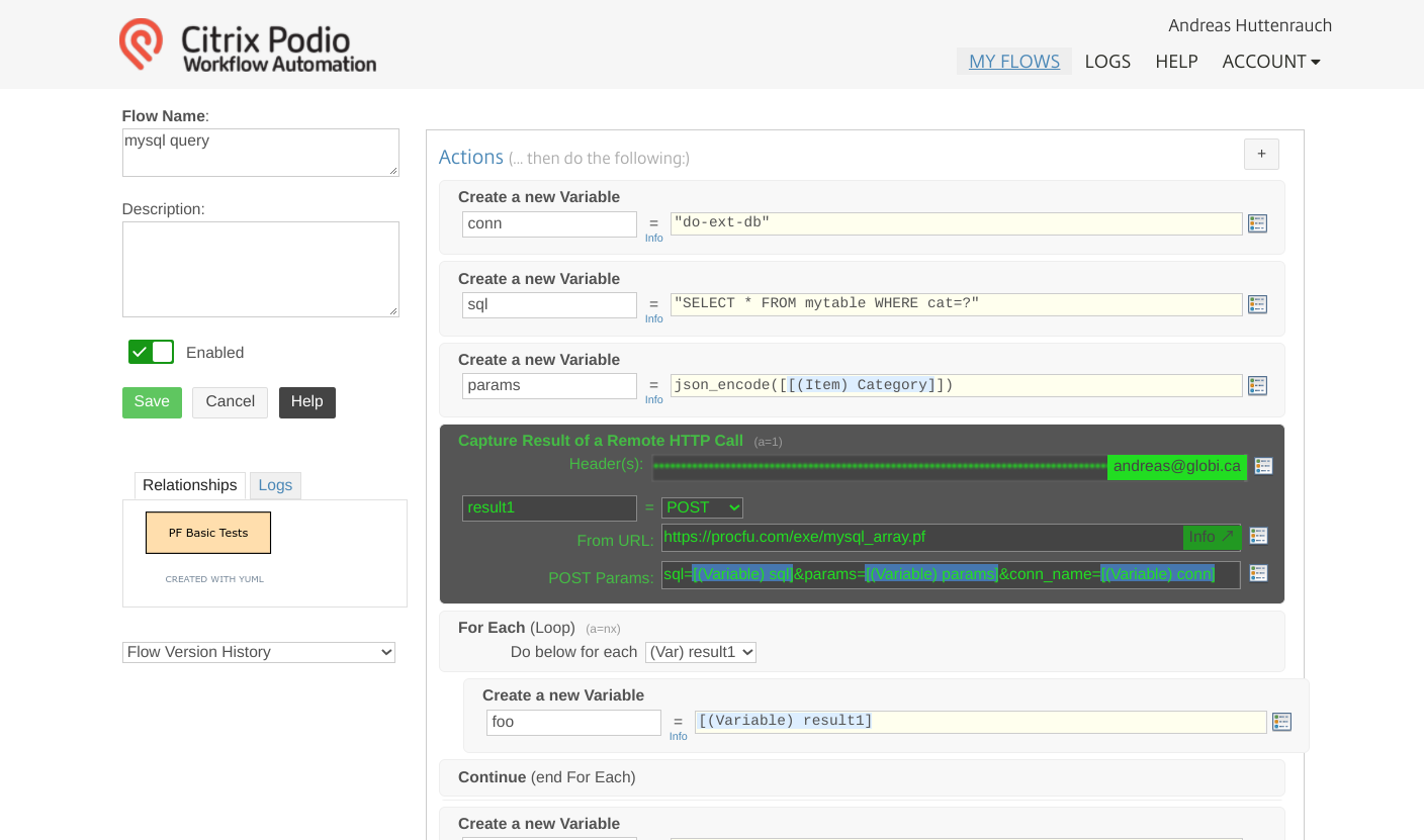 GlobiFlow screenshot