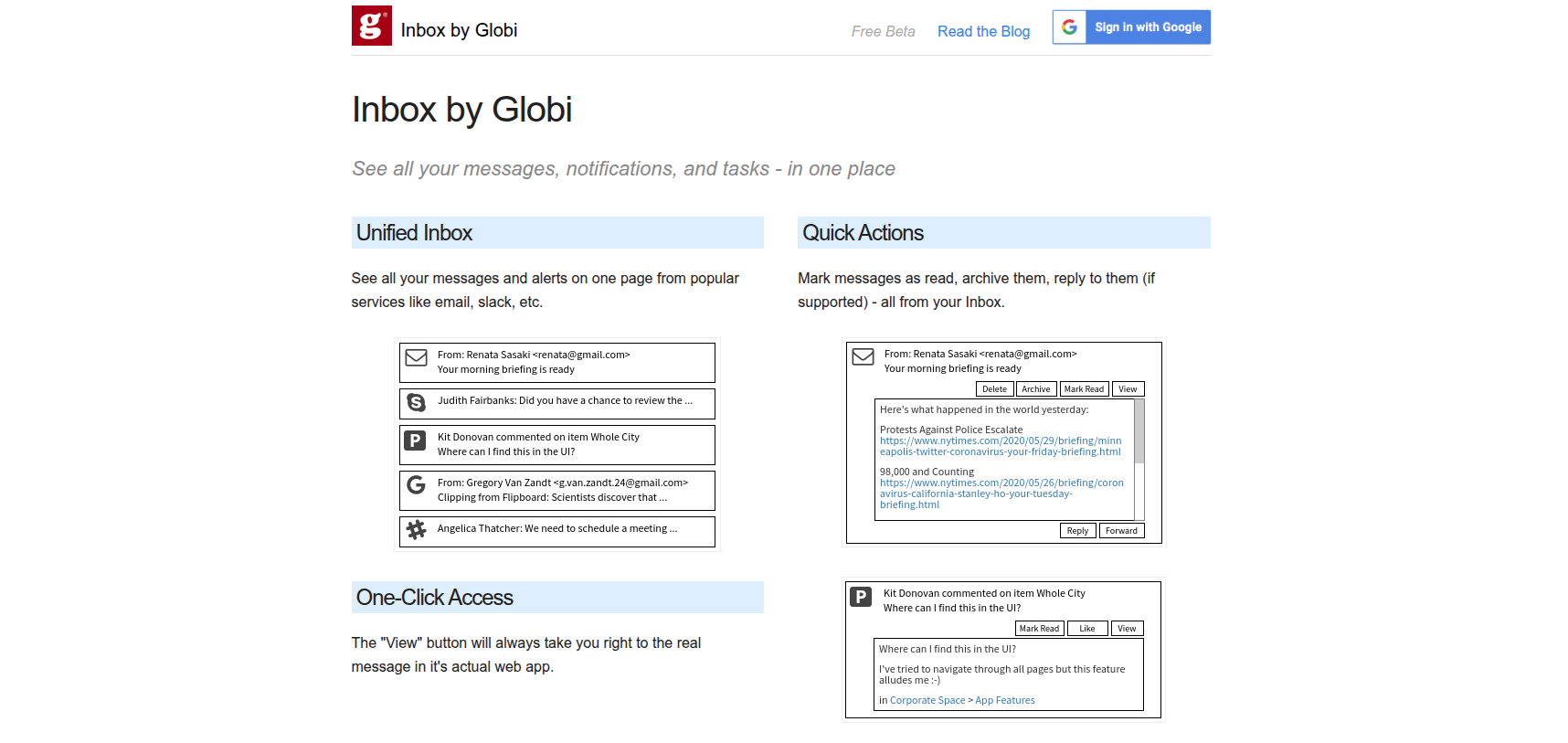 Inbox by Globi screenshot